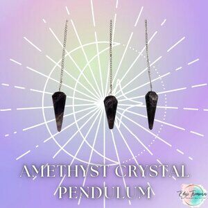 New Amethyst Crystal Pendulum This Is For 1